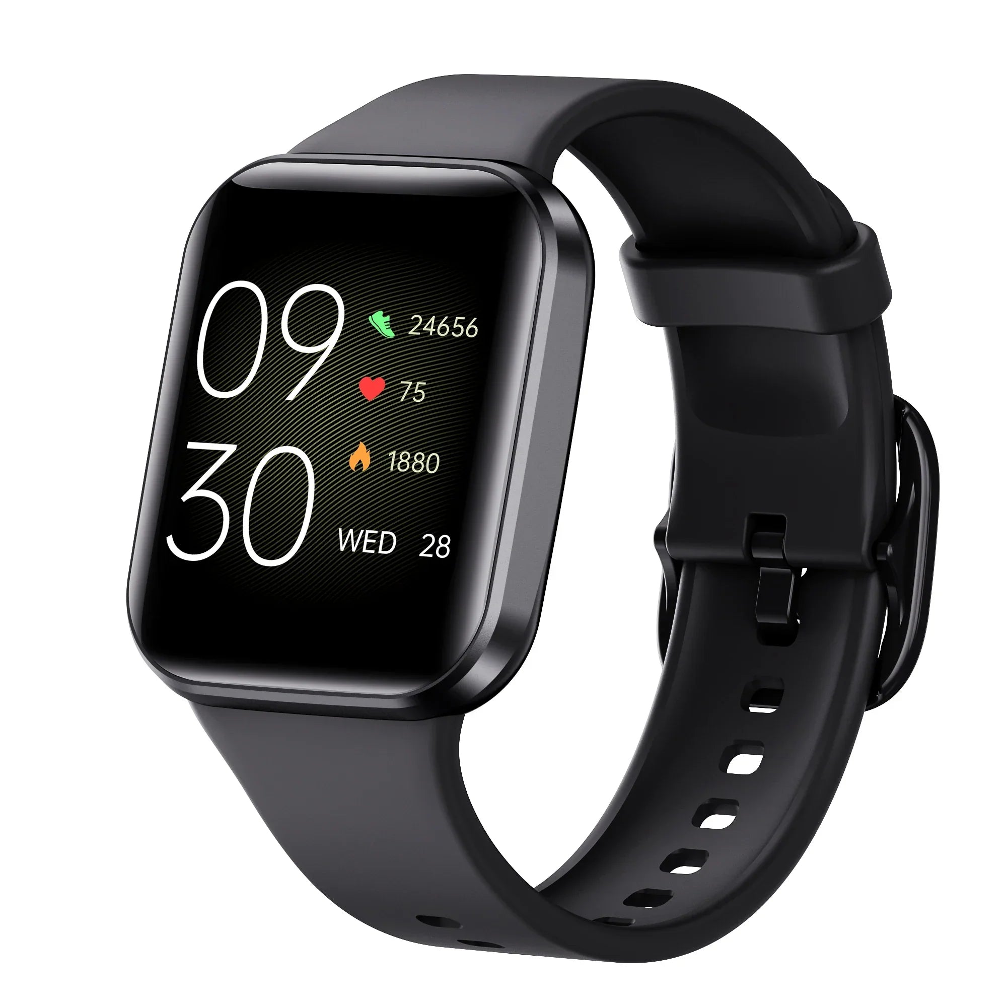 Luxury Smart Watch Fitness Waterproof Sport (Black)