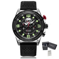 MEGIR Chronograph Luxury Military Sport Watches for Men Waterproof Calendar Silicone Man Quartz Wristwatch Reloj Hombre 2116