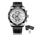 MEGIR Fashion Men's Watch Multifunctional Casual Sport Wristwatch Waterproof Luminous Male Quartz Chronograph Reloj Hombre 2096