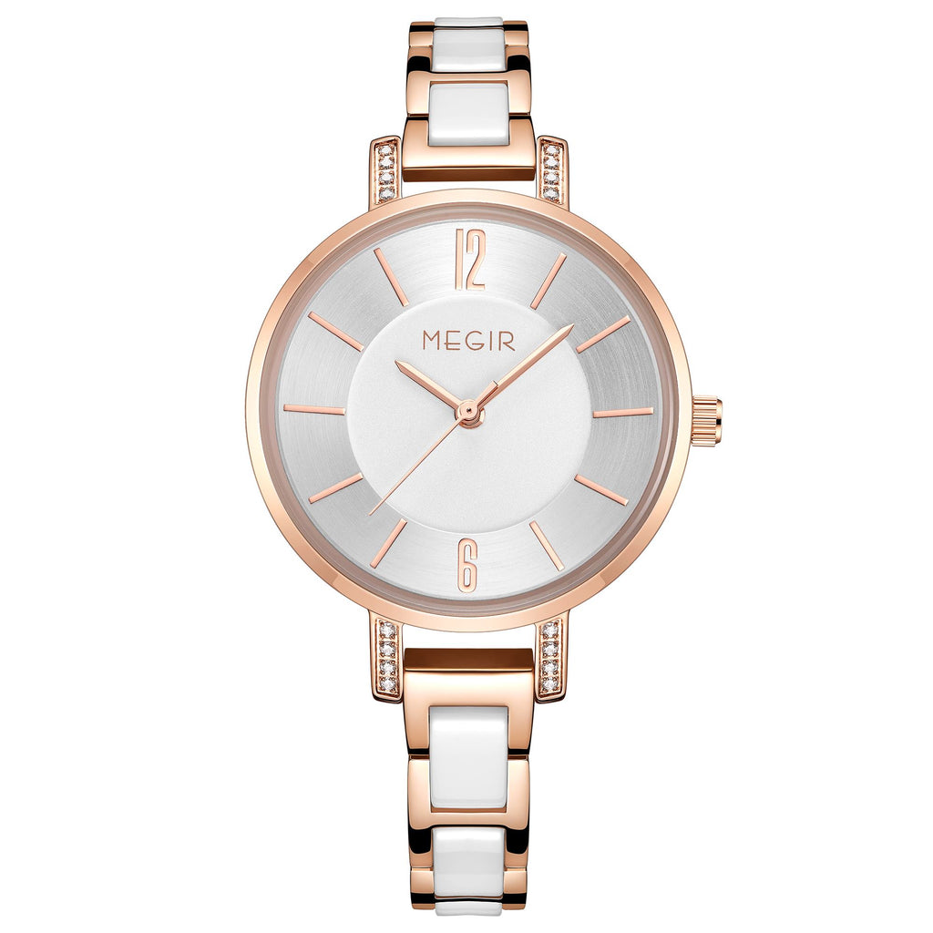 MEGIR Japan Quartz Watch for Women Fashion Brand Casual Wristwatch Clock Waterproof Sport Ladies Dress Wrist Watch Montres Femme 7016