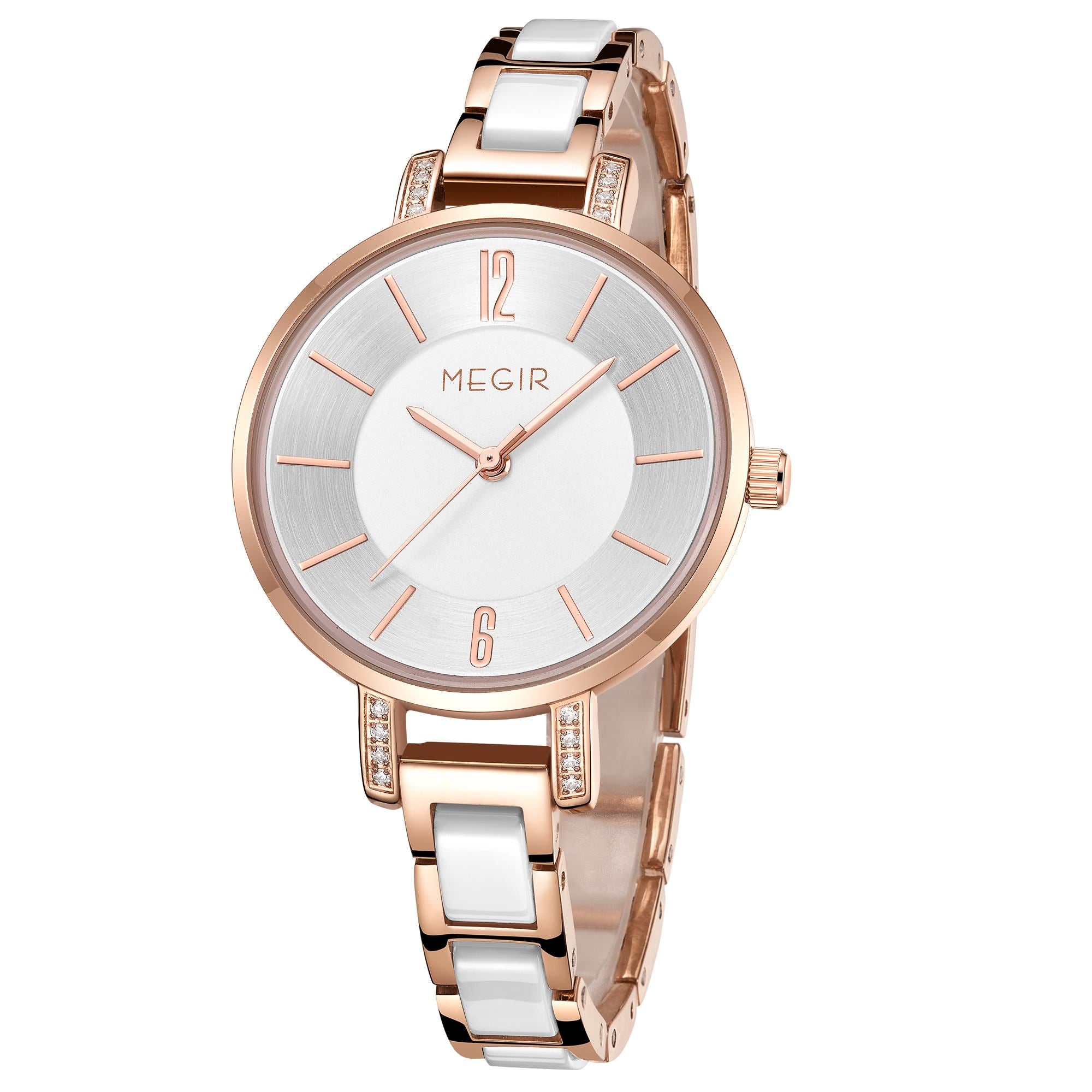 MEGIR Japan Quartz Watch for Women Fashion Brand Casual Wristwatch Clock Waterproof Sport Ladies Dress Wrist Watch Montres Femme 7016