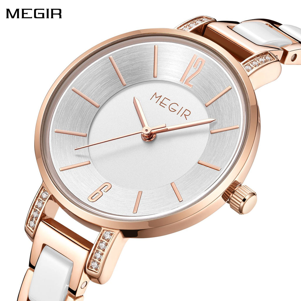 MEGIR Japan Quartz Watch for Women Fashion Brand Casual Wristwatch Clock Waterproof Sport Ladies Dress Wrist Watch Montres Femme 7016