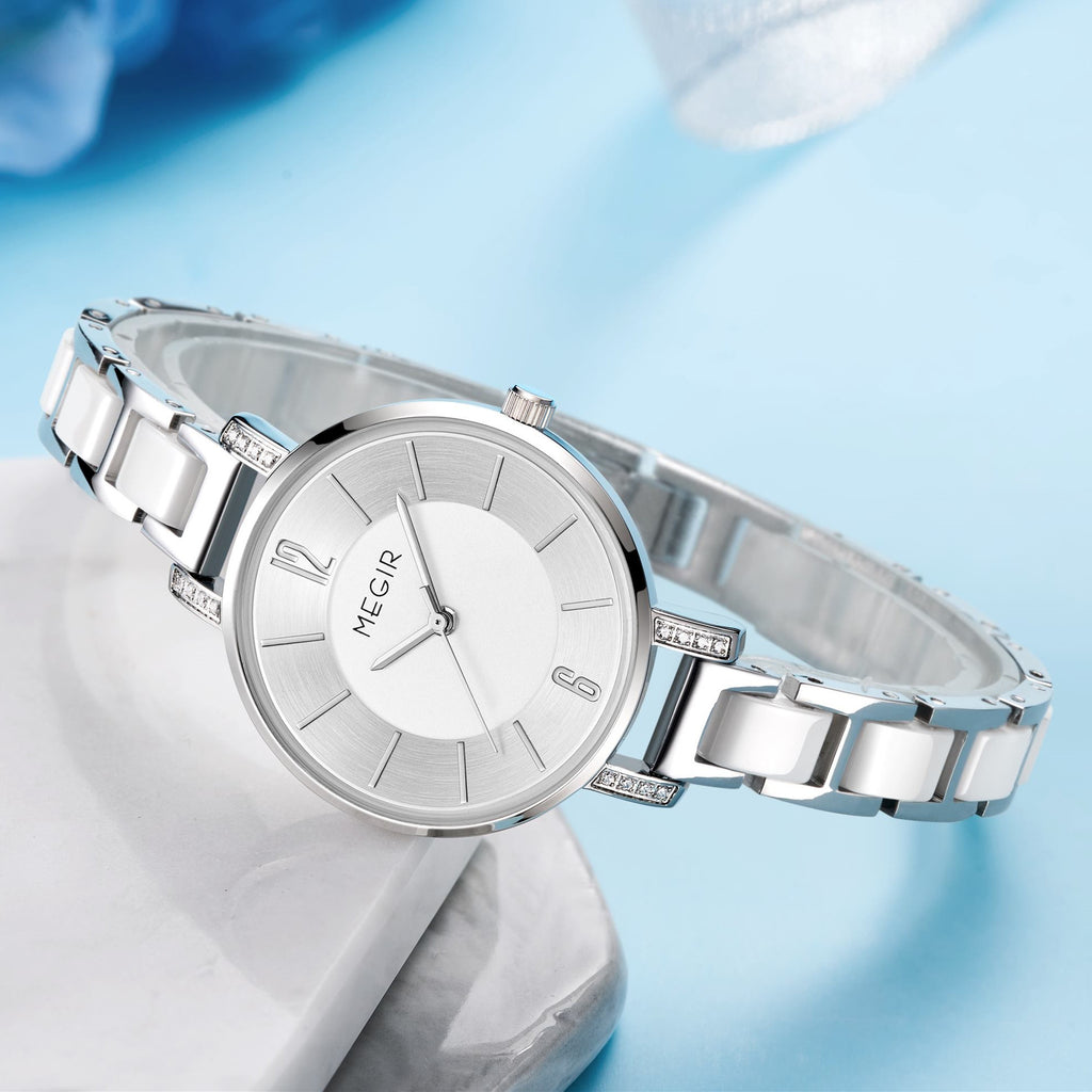 MEGIR Japan Quartz Watch for Women Fashion Brand Casual Wristwatch Clock Waterproof Sport Ladies Dress Wrist Watch Montres Femme 7016
