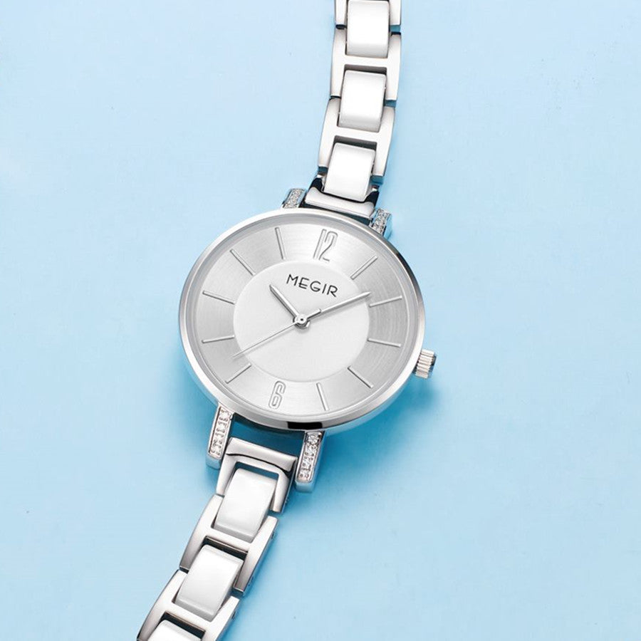 MEGIR Japan Quartz Watch for Women Fashion Brand Casual Wristwatch Clock Waterproof Sport Ladies Dress Wrist Watch Montres Femme 7016