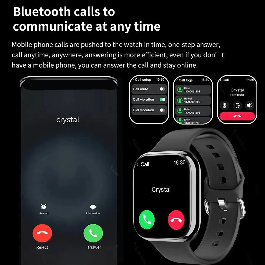 GPS Smart Watch Series 10 Bluetooth Waterproof (Black)