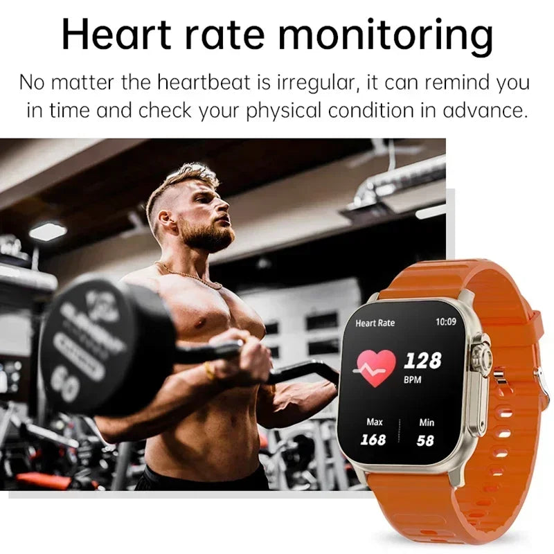 T800 U2 Smart Watch 49mm NFC Bluetooth Call & GPS Tracker