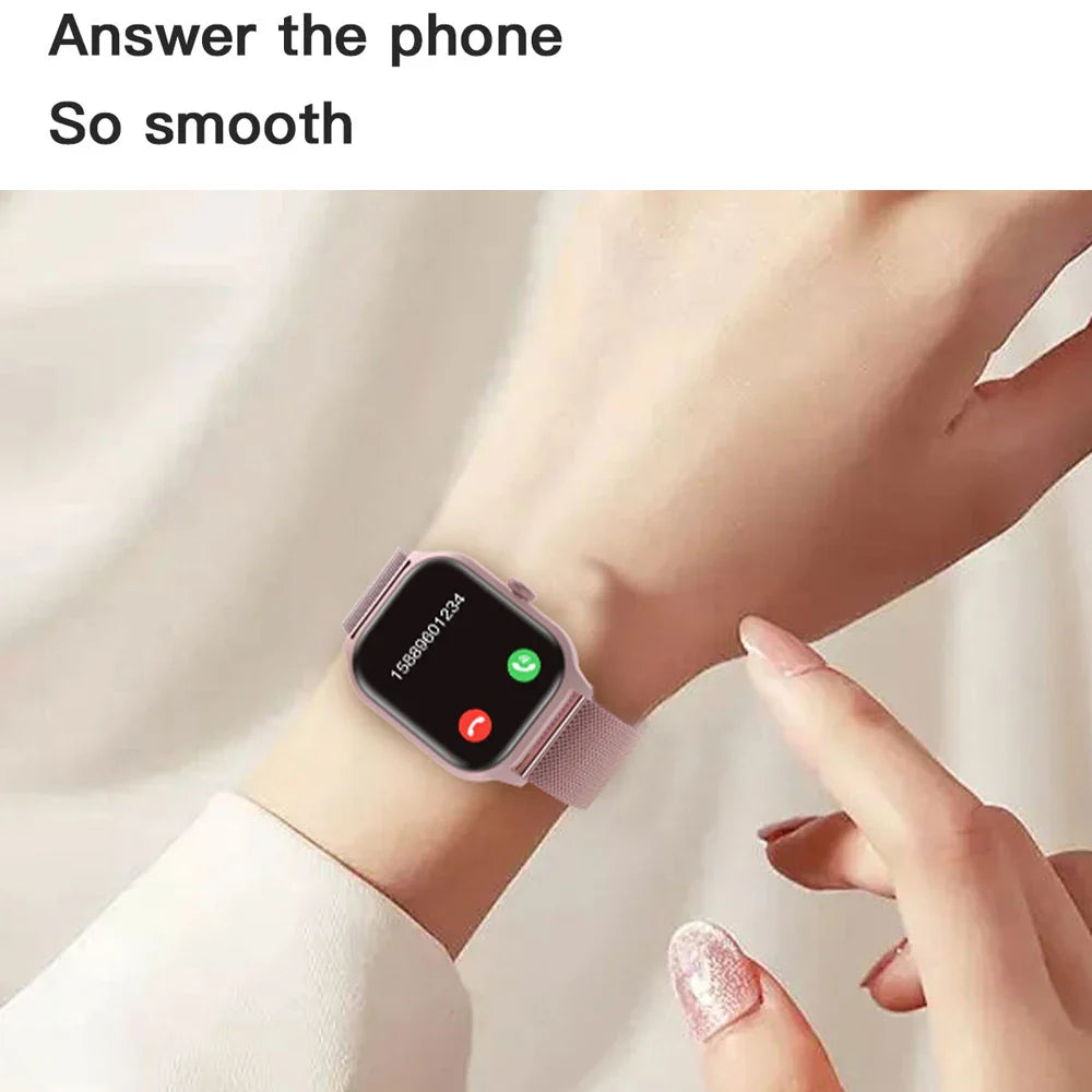 NNEOBA Sports Smart Watch Bluetooth Pink